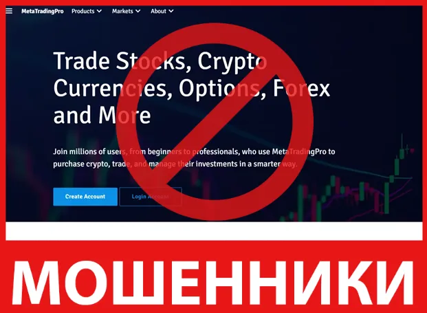 MetaTradingPro лицевая сторона скрин