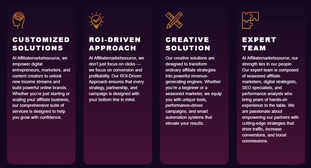 Affiliatemarketssource 1 скрин