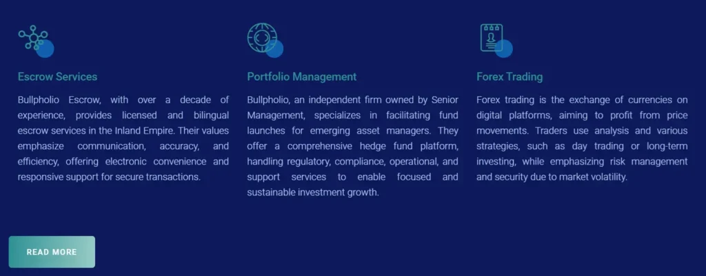 Bullpholio 1 скрин