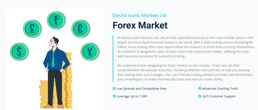 Daicha Iconic Markets Ltd 1 скрин