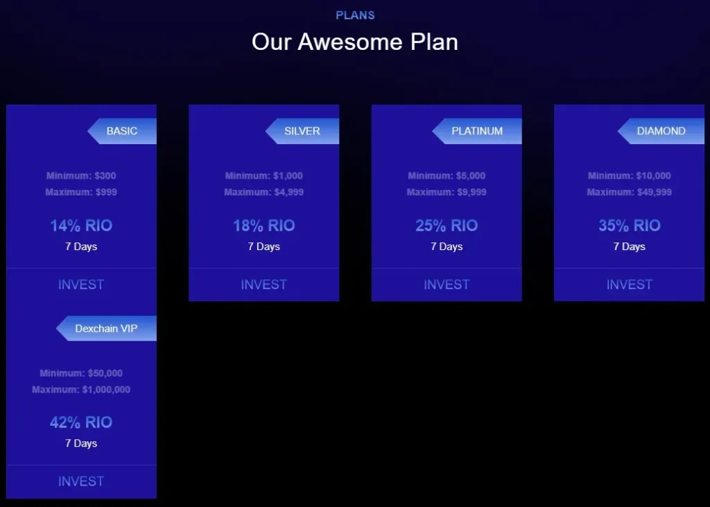 Dexchain 2 скрин