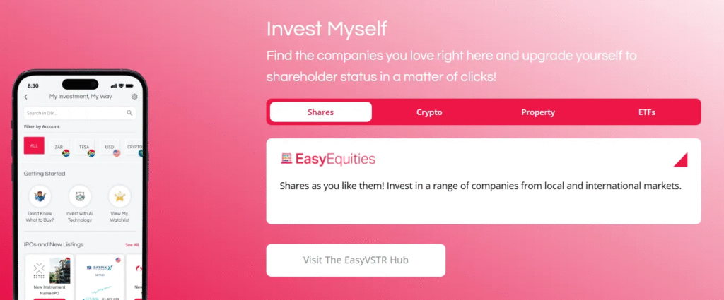 EasyEquities 1 скрин