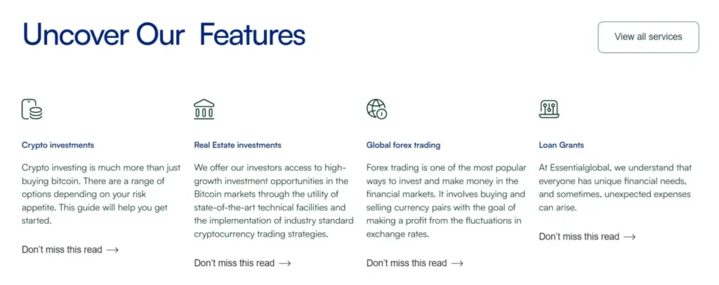 EssentialGlobal 1 скрин