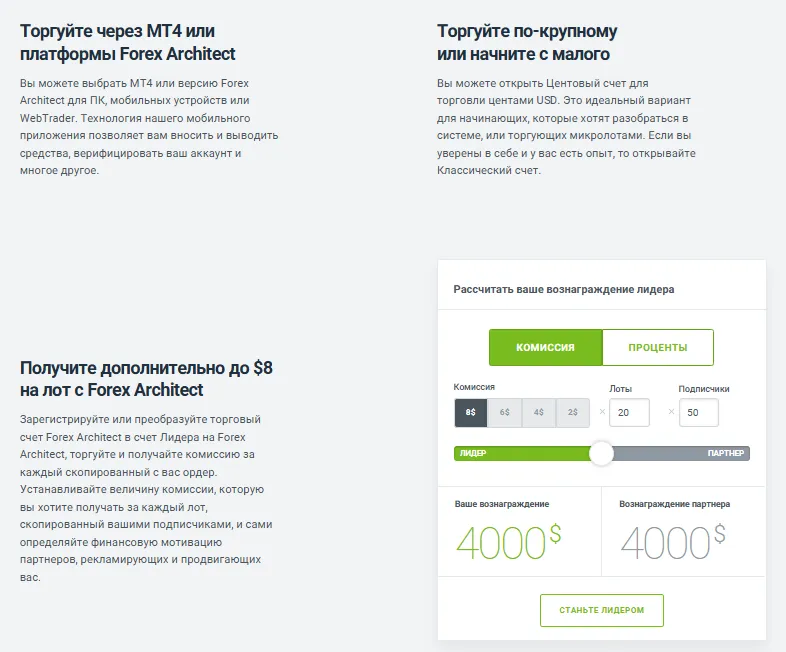 Forex Architect 2 скрин