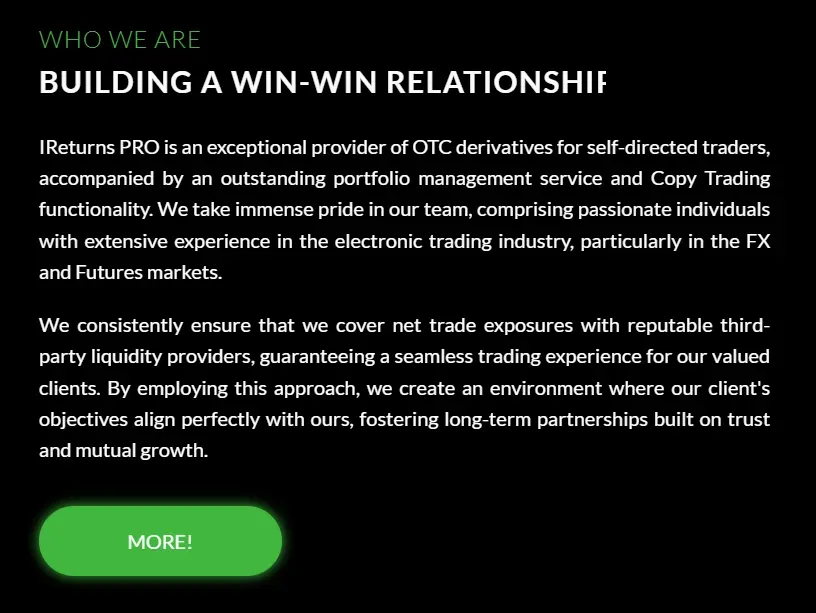 IReturns PRO 2 скрин