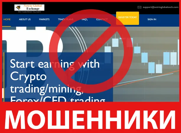 Netrix Global Exchange лицевая сторона скрин