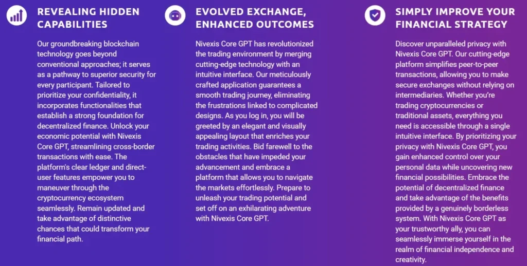 Nivexis Core GPT 2 скрин