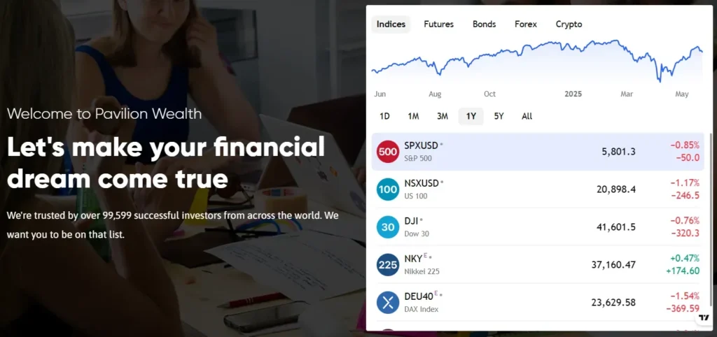 Pavilion Wealth 1 скрин