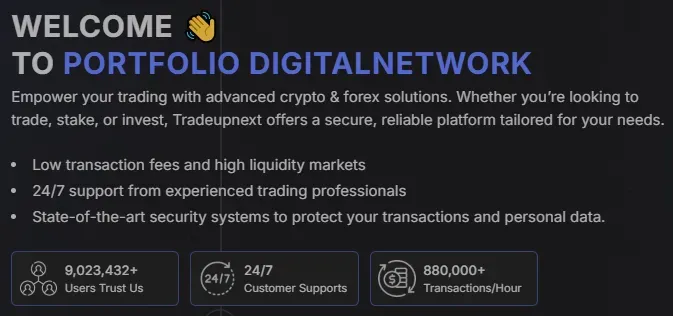 PortfolioDigitalNetwork 2 скрин