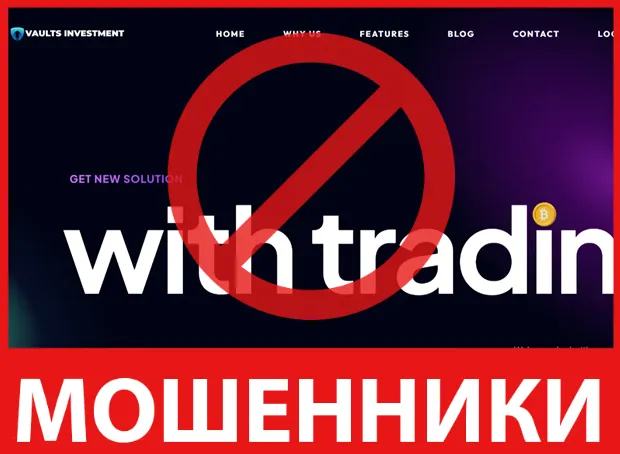 Vaults Investment лицевая сторона скрин