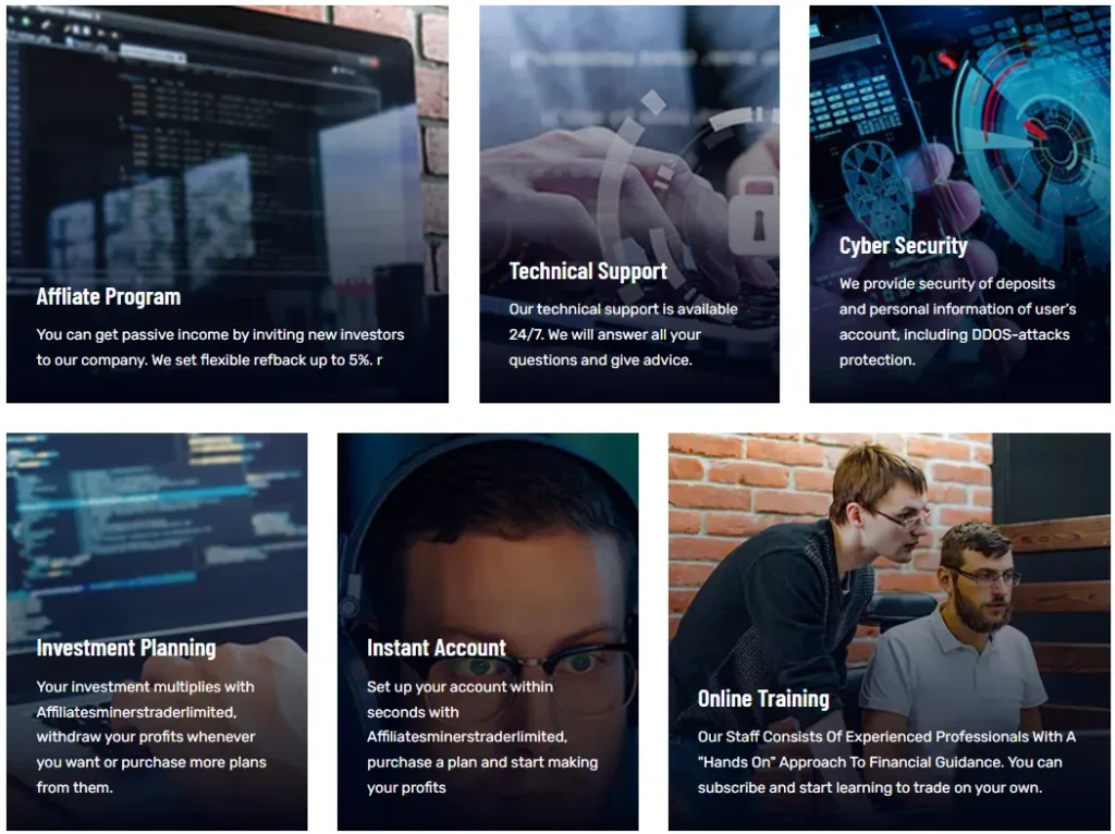 Affiliatesminerstraderlimited 1 скрин