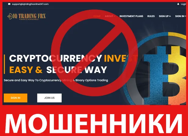 IQ TRADING FOREX лицевая сторона скрин