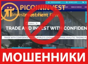 Picoininvest лицевая сторона скрин
