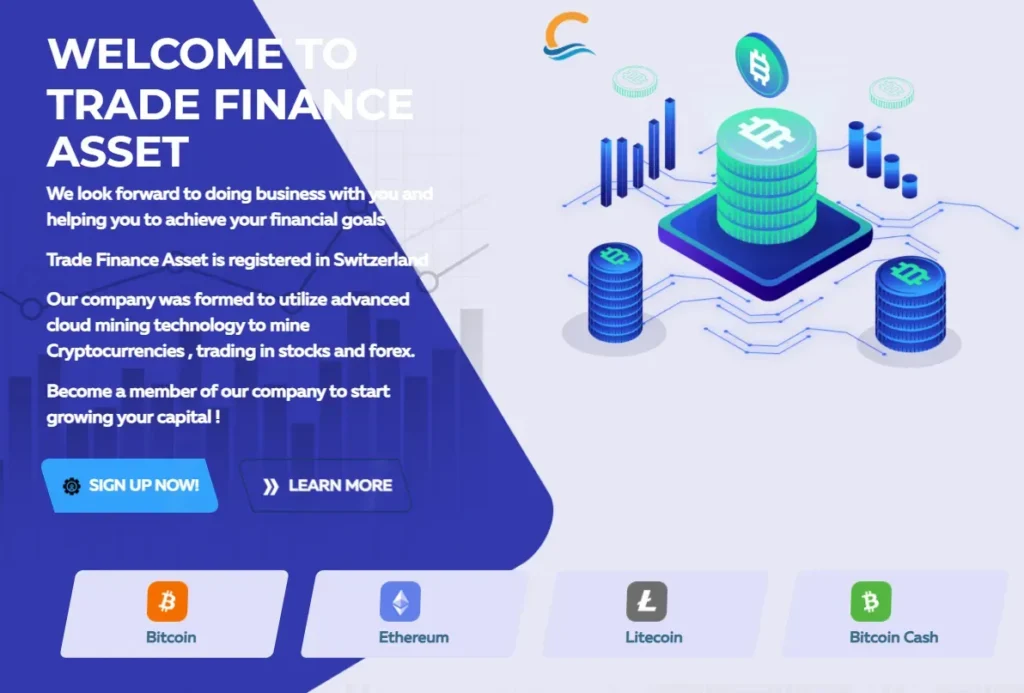 TRADE FINANCE ASSET 1 скрин