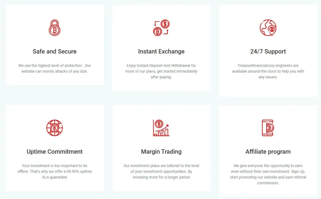 Treasurefinancial 2 скрин