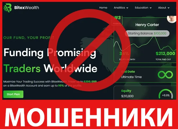 BitexWealth лицевая сторона скрин