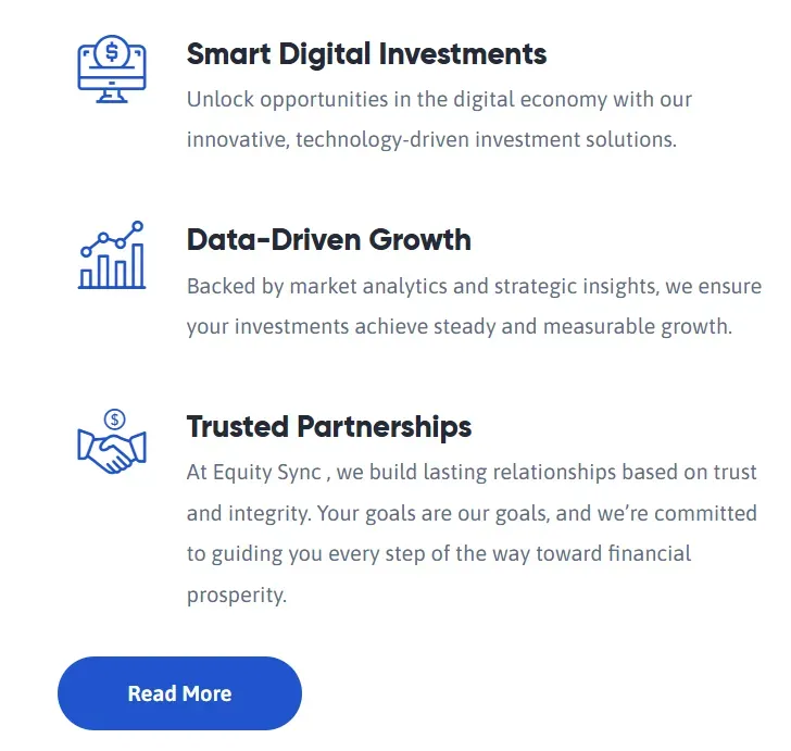 Equity Sync 1 скрин