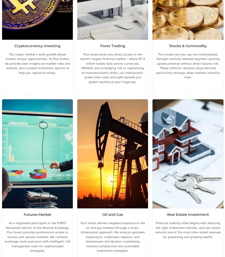 Flux Invest 1 скрин