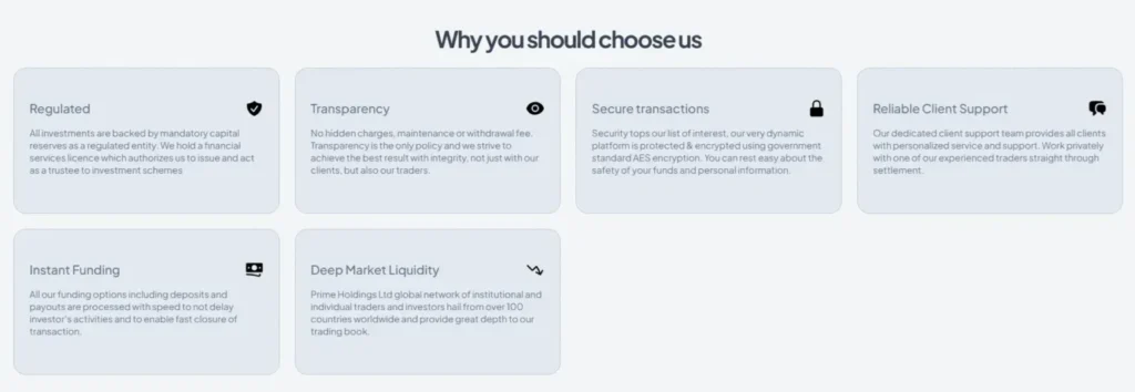 Prime Holdings Ltd 1 скрин