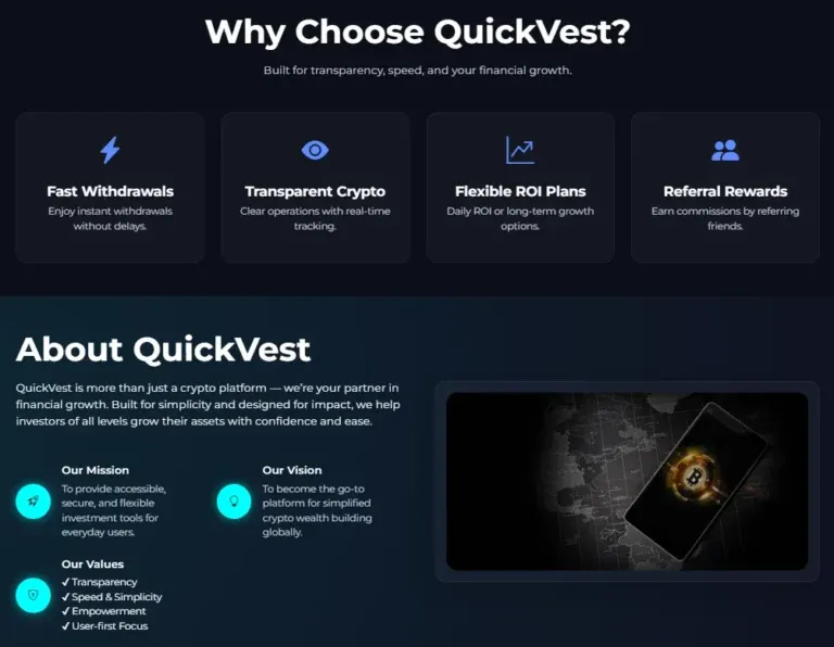 QuickVest 2 скрин