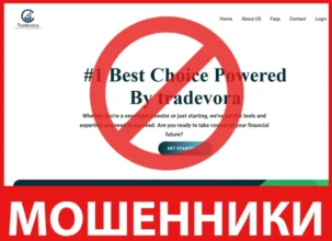 Tradevora лицевая сторона скрин