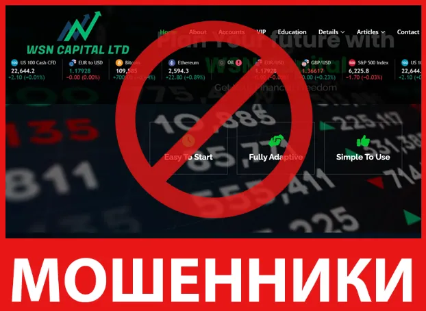 Wsn Capital Ltd лицевая сторона скрин