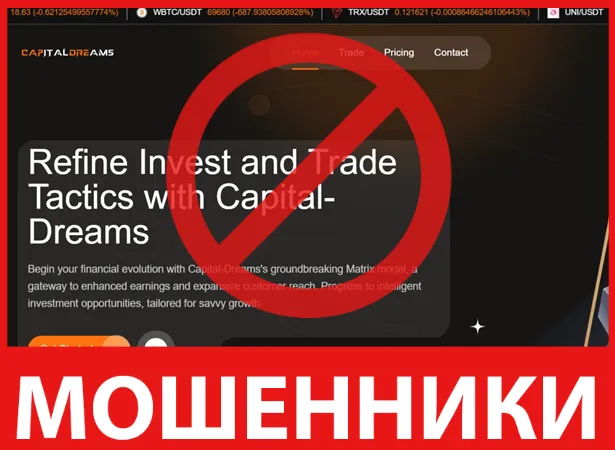 Capital-Dreams лицевая сторона скрин