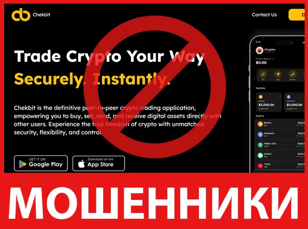 ChekBIT лицевая сторона скрин