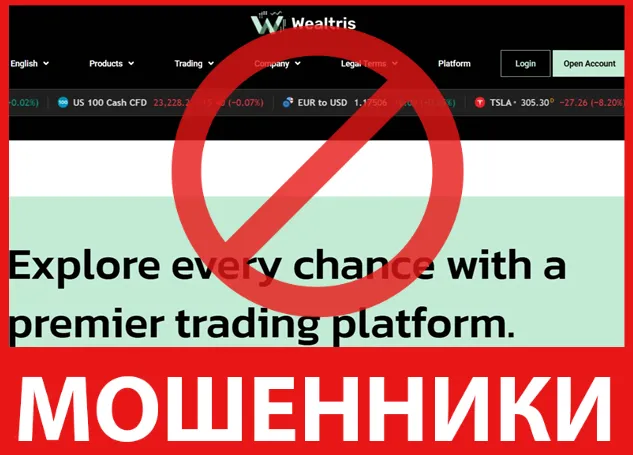 Wealtris Trading лицевая сторона скрин