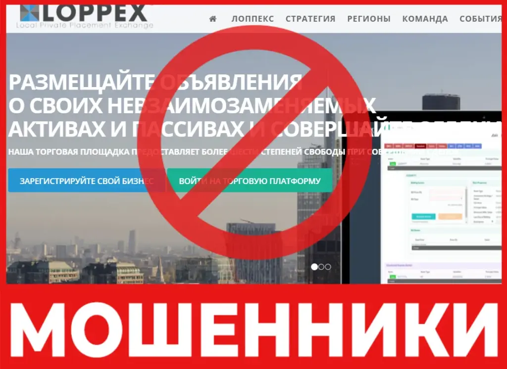 Loppex Ltd лицевая сторона скрин
