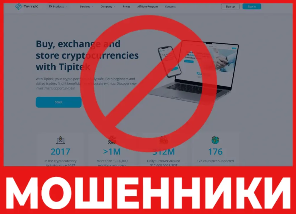 Tipitek лицевая сторона скрин