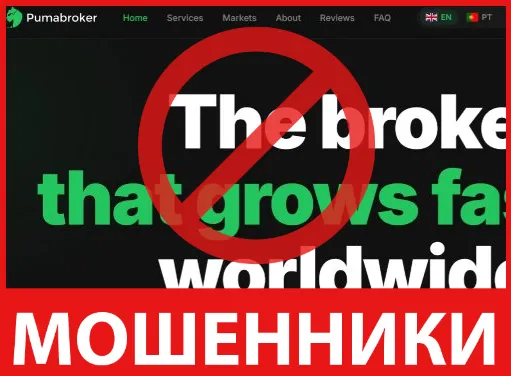 PumaBroker лицевая сторона скрин