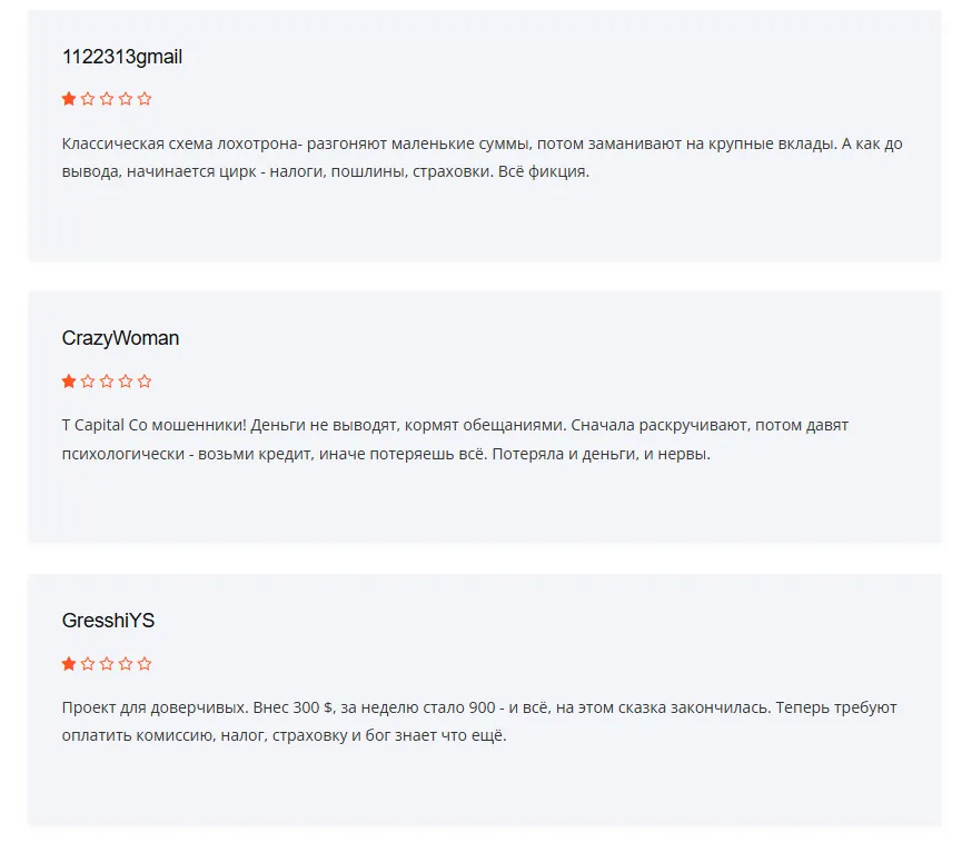 T Capital Co 1 скрин