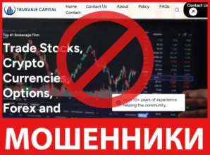 Trusvale Capital лицевая сторона скрин