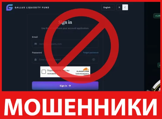 Gallus Liquidity Fund лицевая сторона скрин