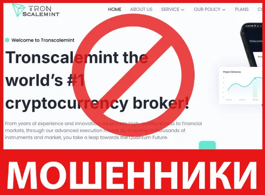 Tronscalemint лицевая сторона скрин